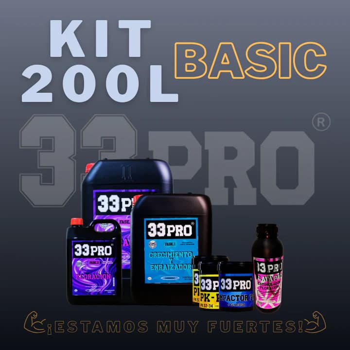 KIT 200 LITROS BASIC 33PRO