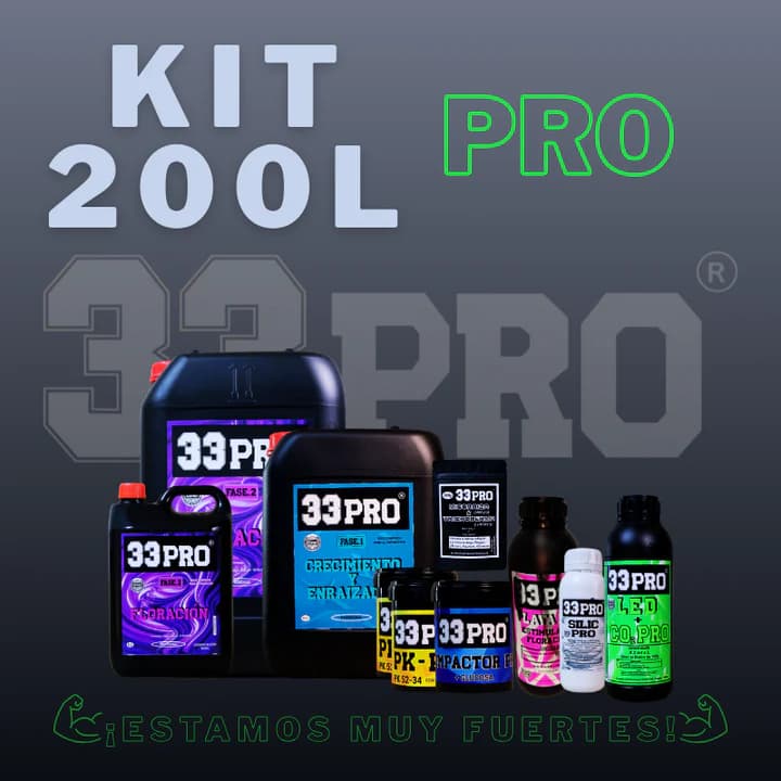 KIT 200 LITROS PRO 33PRO