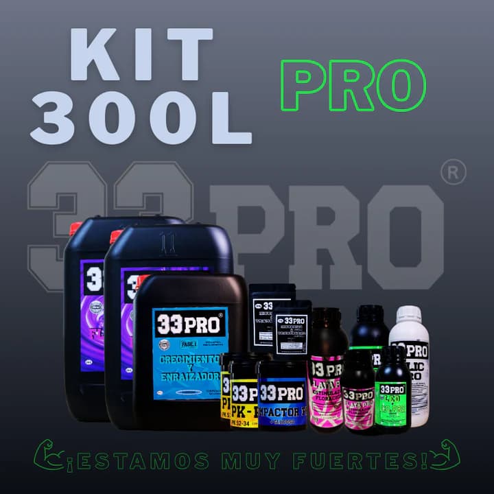 KIT 300 LITROS PRO 33PRO