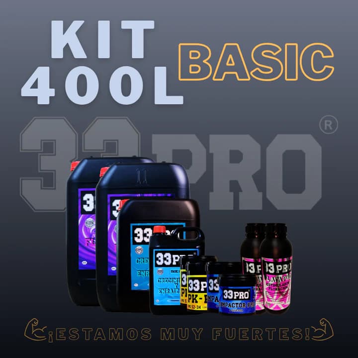 KIT 400 LITROS BASIC 33PRO