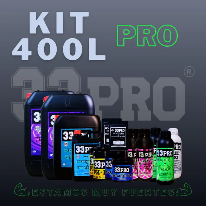KIT 400 LITROS PRO 33PRO