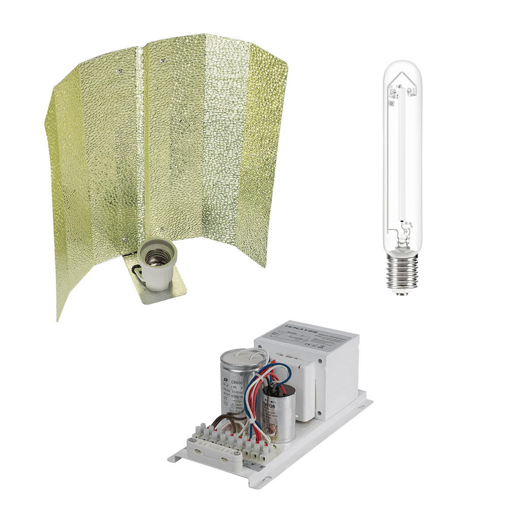 Kit 600W Reflector Stuco + Ignator Hps + Ignator 2.0 Abierto - Imagen 1