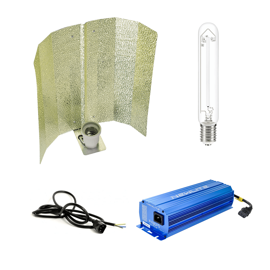 KIT 600W REFLECTOR STUCO + IGNATOR HPS + NEWLITE E-BLUE ELECTRONICO