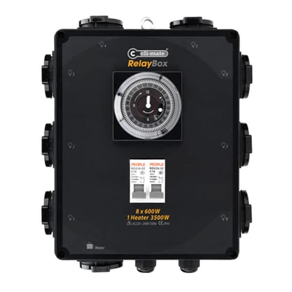 Temporizador Cli-Mate   8 X 600 W + Calefacción