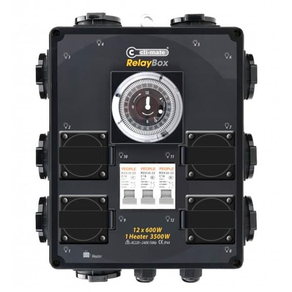 Temporizador Cli-Mate 12 X 600 W + Calefacción