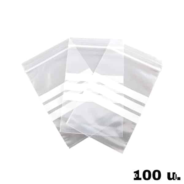 Bolsa  Plastico Autocierre 12 X 18 Cm. (100 U.)