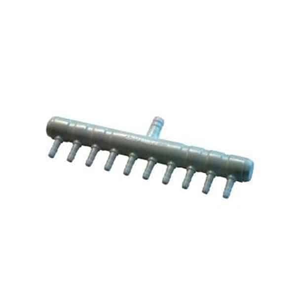 Hailea Colector Plástico De Aire-Nutrientes 10 Salidas 4Mm