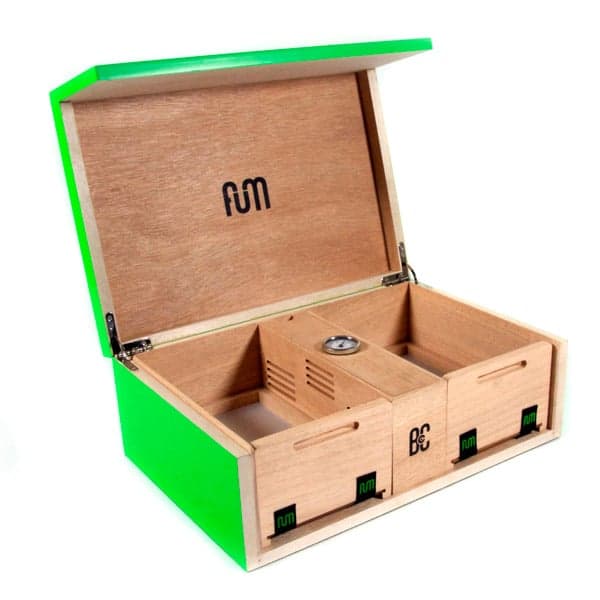 Caja Curación Fum Grande Verde  36 X 24 X 13 Cm. 100/120Gr.