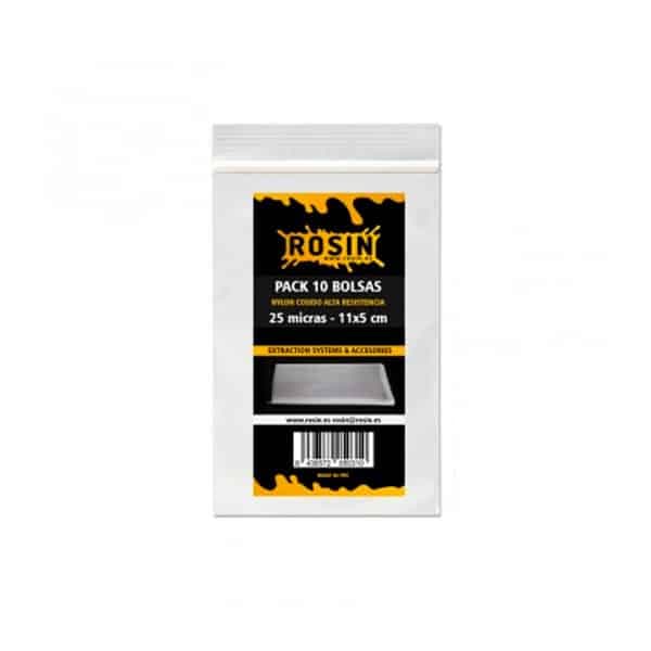 Bolsa Rosin Press 11X5 Cm. Pack 10 U.  25 Micras