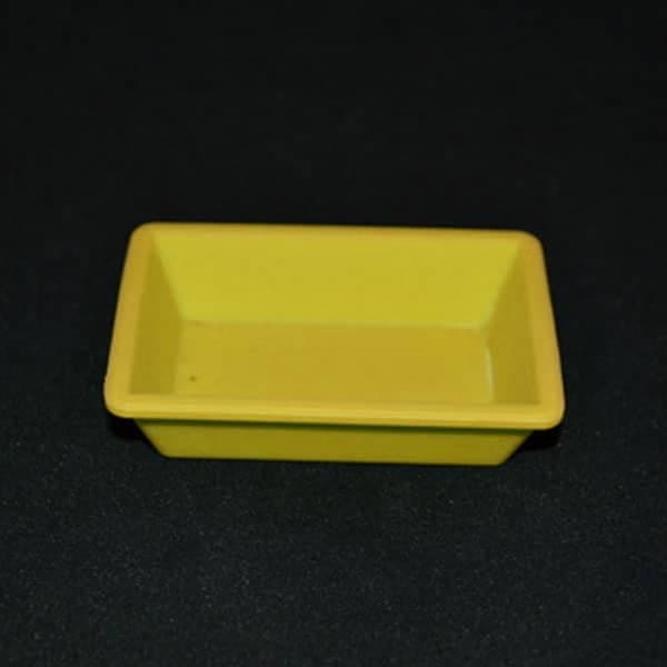 Bandeja Silicona Pequeña Rectangular Amarilla Nogoo