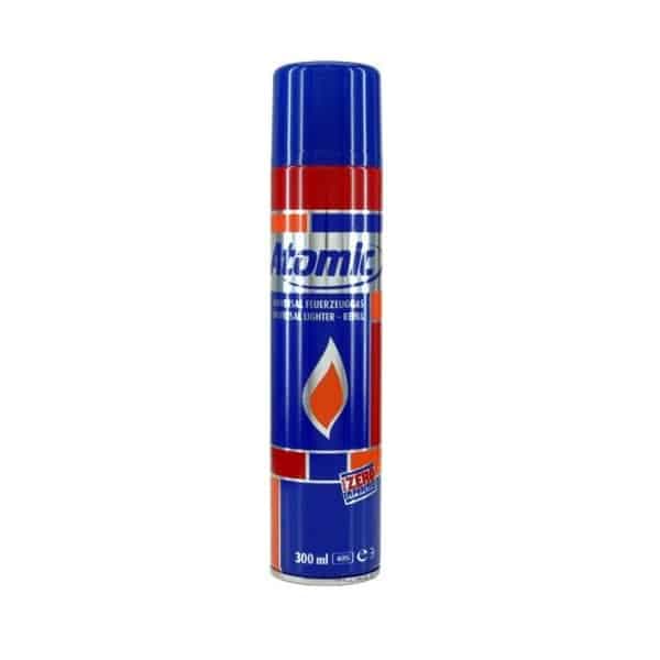 gas butano Atomic 300 ml en envase de recarga