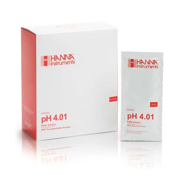 Calibrador  Ph4 - Sobre 20 Ml. Hanna