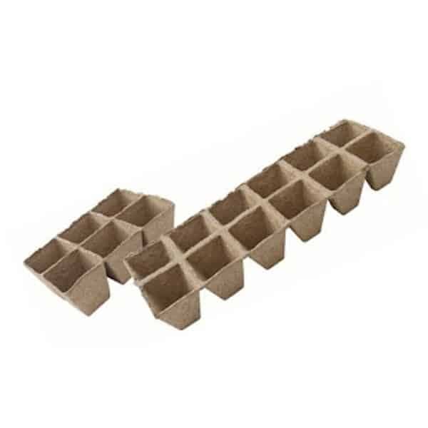 Jiffy Huevera 80X80 Mm. 6 Alveolos