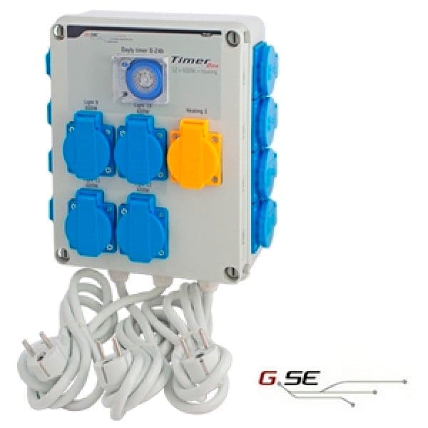 Temporizador Gse Box Ii 12 X 600 W Con Activador Calefaccion