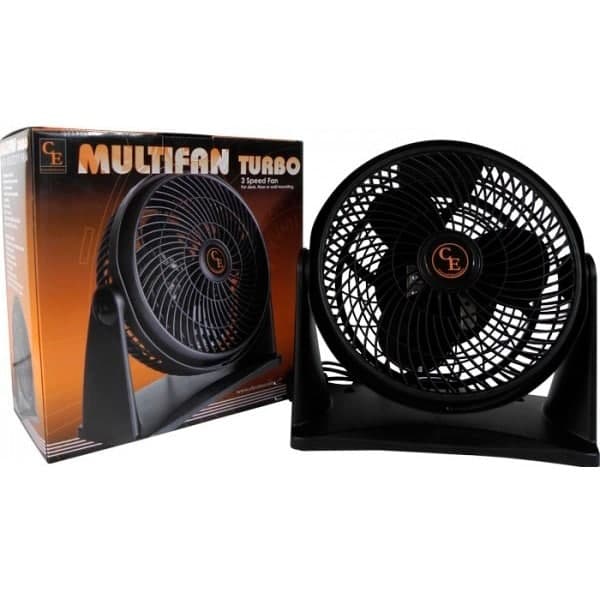 Ventilador 25 Cm. Suelo Multifan Turbo - (Sin Mando)