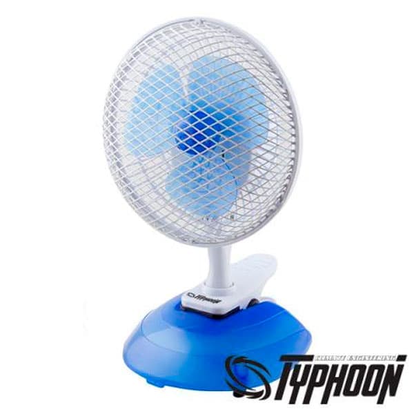 Ventilador 15 Cm. Pinza + Base Typhoon Ii - (Sin Mando)