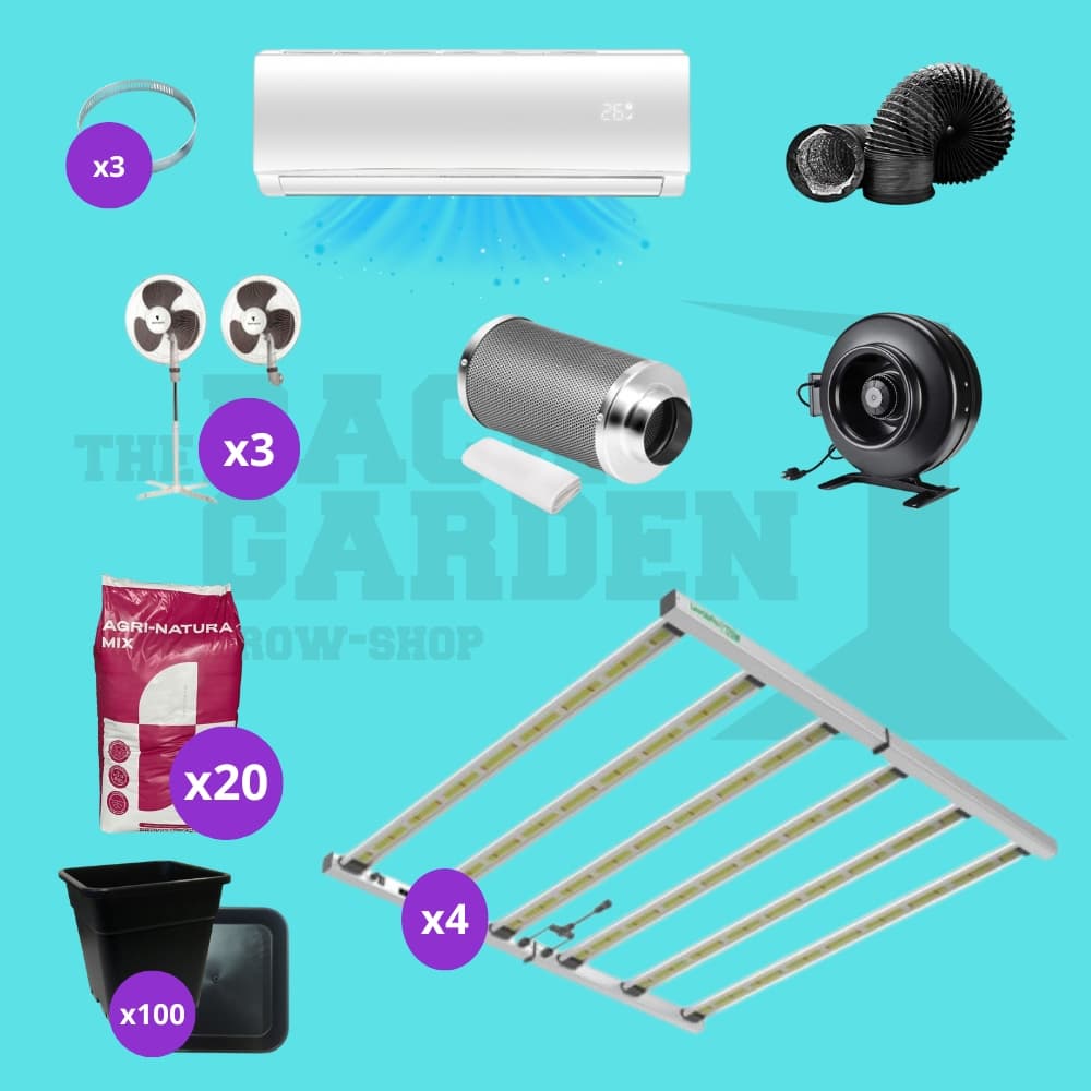 Kit de cultivo completo 4 Lazerlite Pro 720w