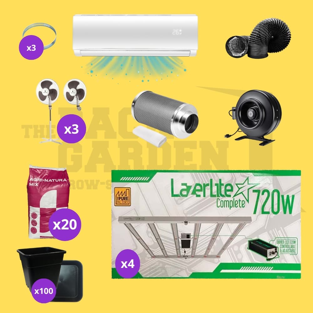 Kit de cultivo completo 4 LAZERLITE Complete