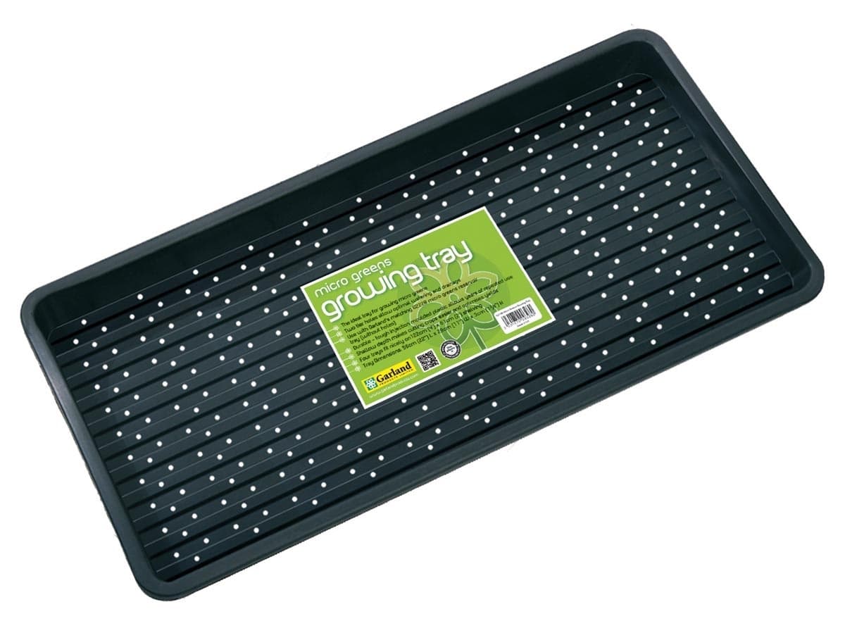 Bandeja Microgreen Double Depth con agujeros Garland