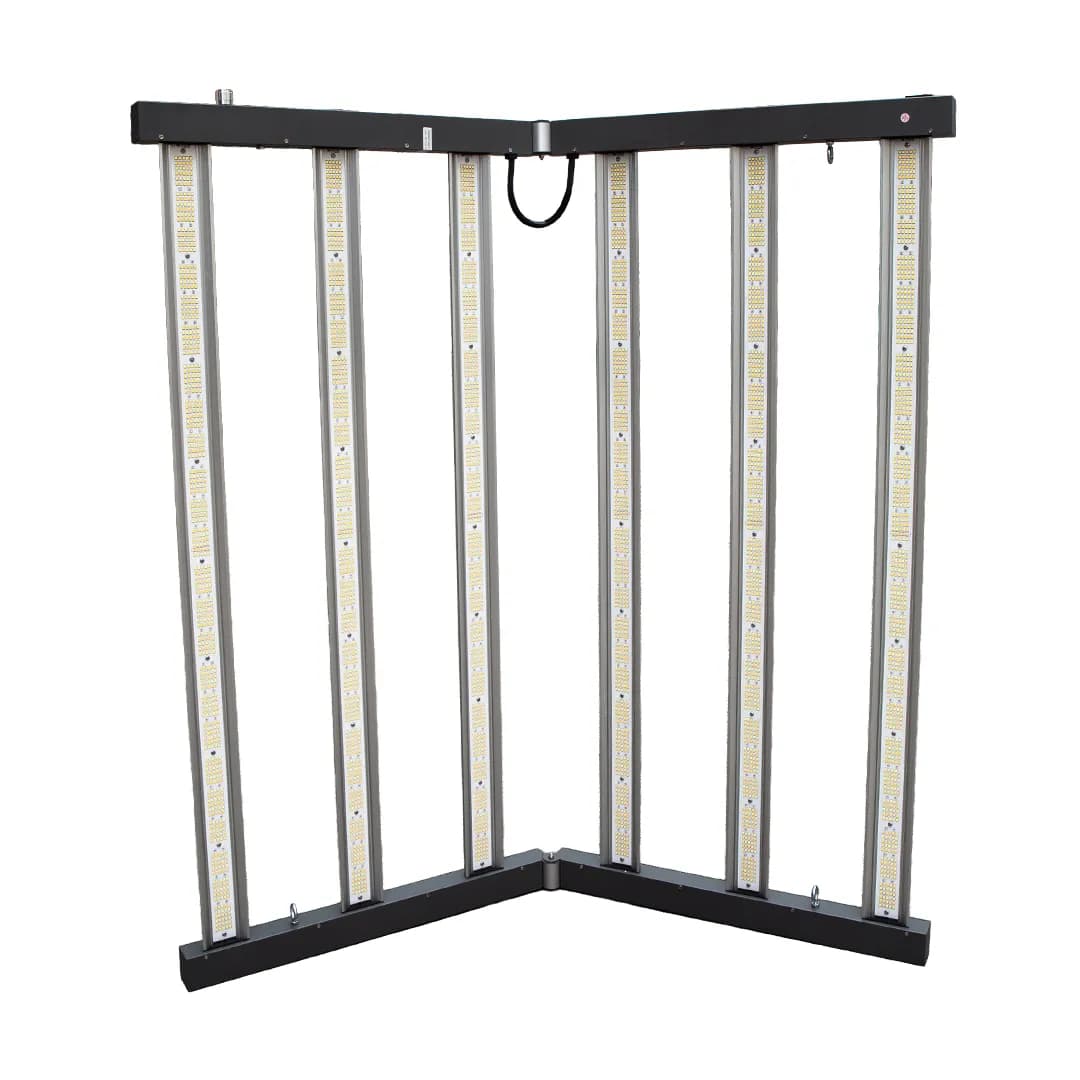 Detalle de barras LED con diodos Samsung y San’an en luminaria Hortilight 720W