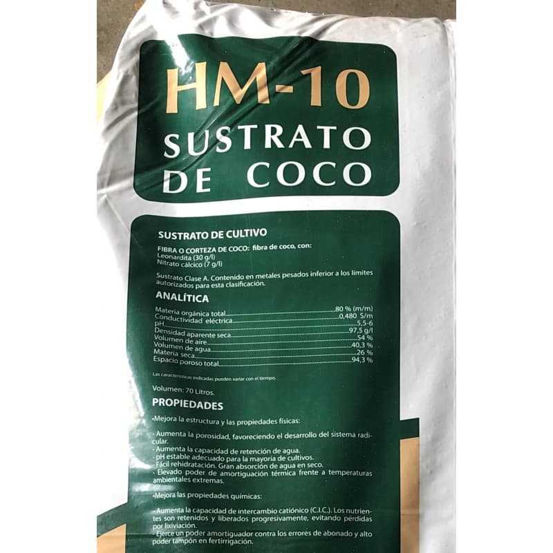 sustrato de coco hm-10