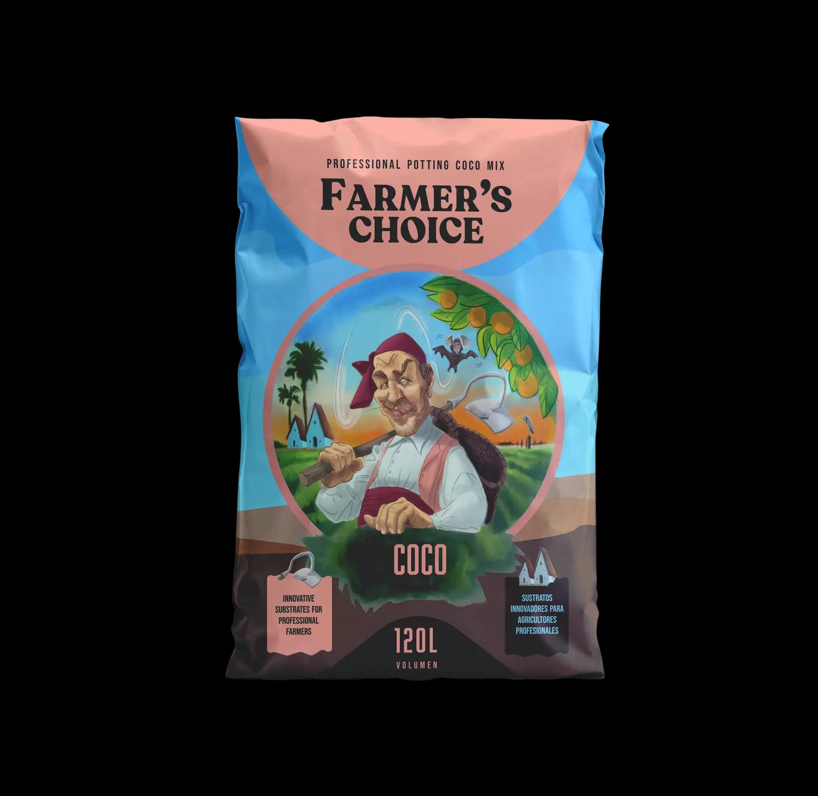 Sustrato Coco 120 L Farmer's Choice