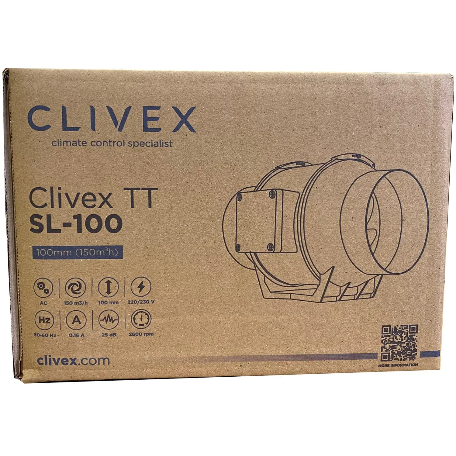 100mm (150m³/h)