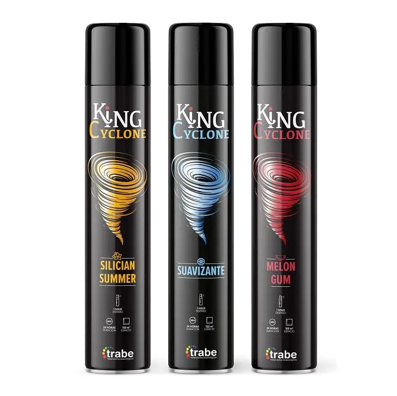 Ambientador King Cyclone – Fragancia Intensa y Duradera