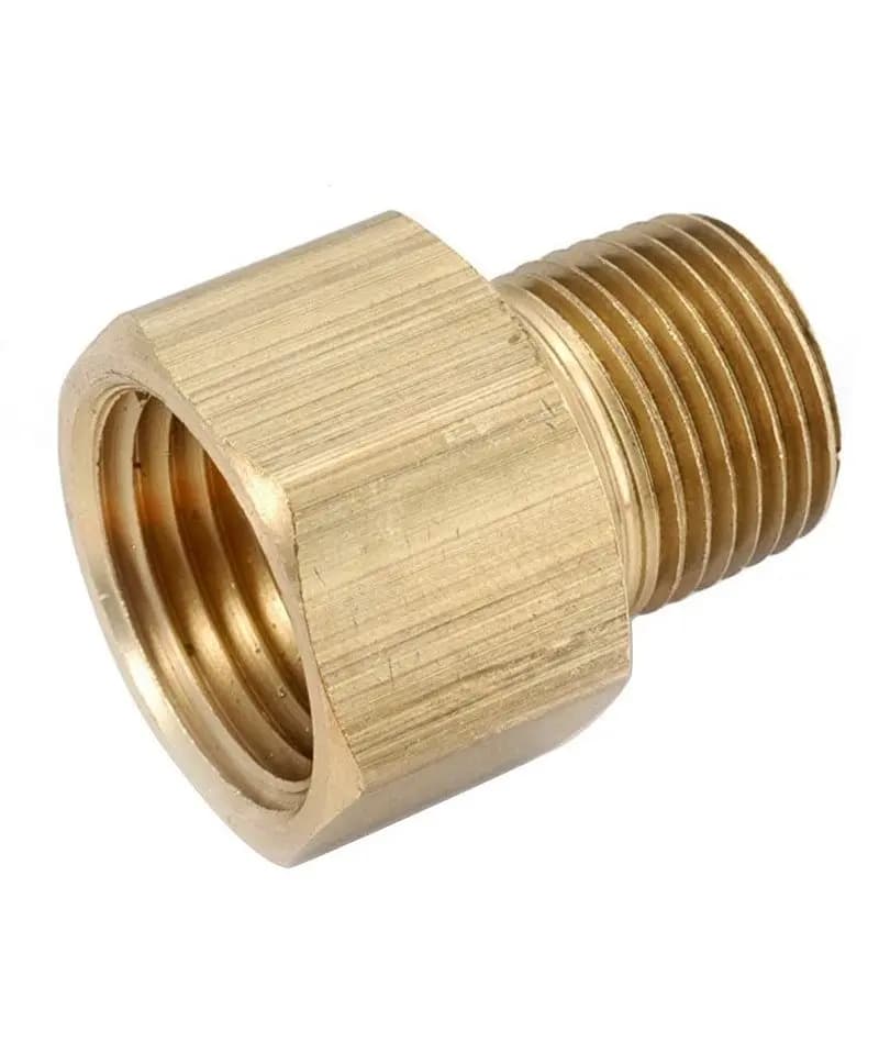 Alargadera reducida latón 1/2" M - 3/4" H