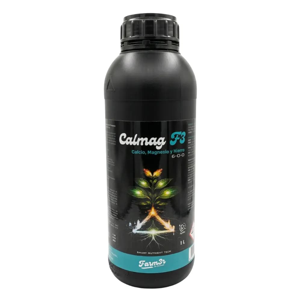 CalMag F3 Farm3r 1 litro calcio magnesio hierro para cultivo interior