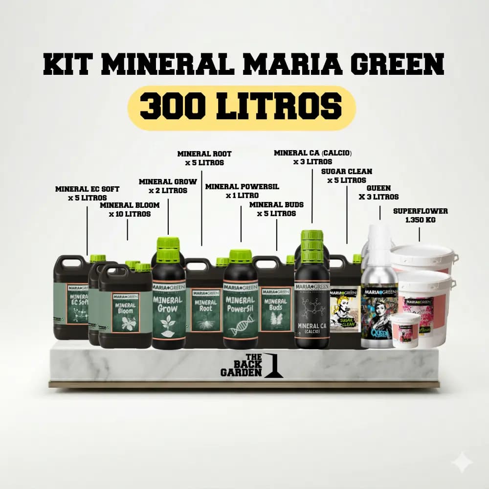 KIT MINERAL MARIA GREEN - 300 LITROS