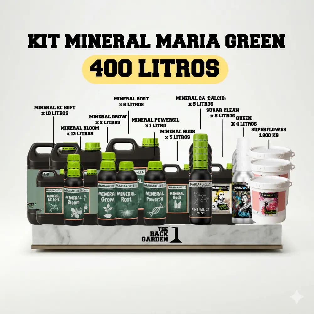 KIT MINERAL MARIA GREEN - 400 LITROS