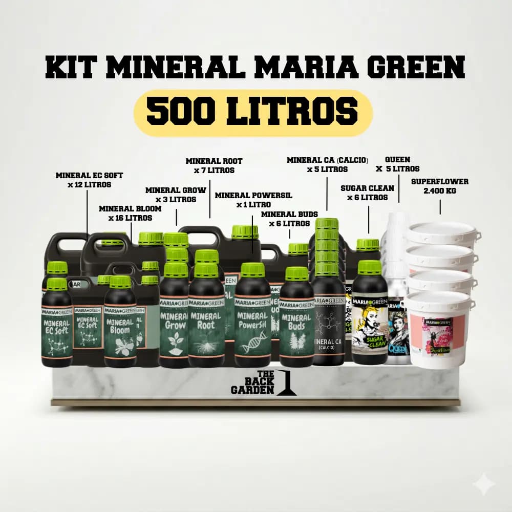 KIT MINERAL MARIA GREEN - 500 LITROS