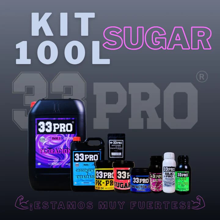 KIT 100 LITROS PRO +SUGAR 33PRO