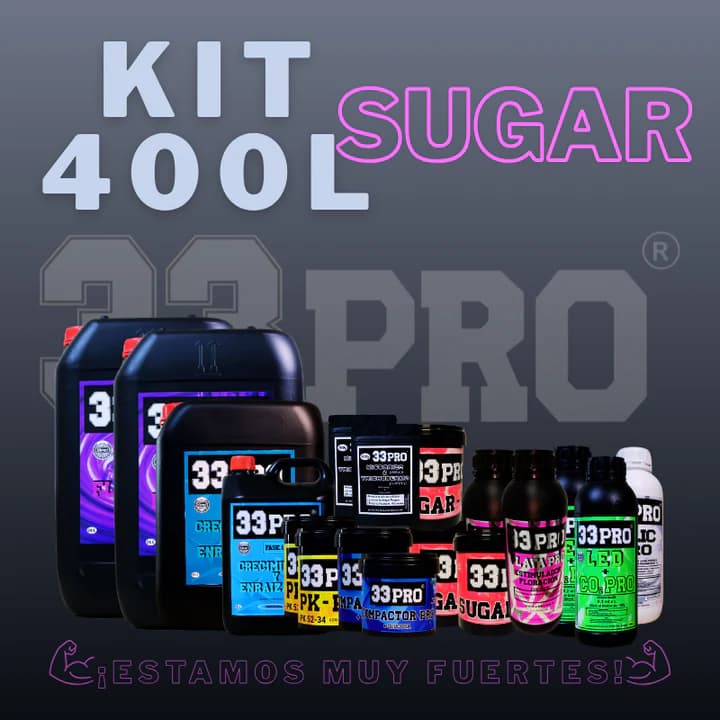 KIT 400 LITROS PRO +SUGAR 33PRO