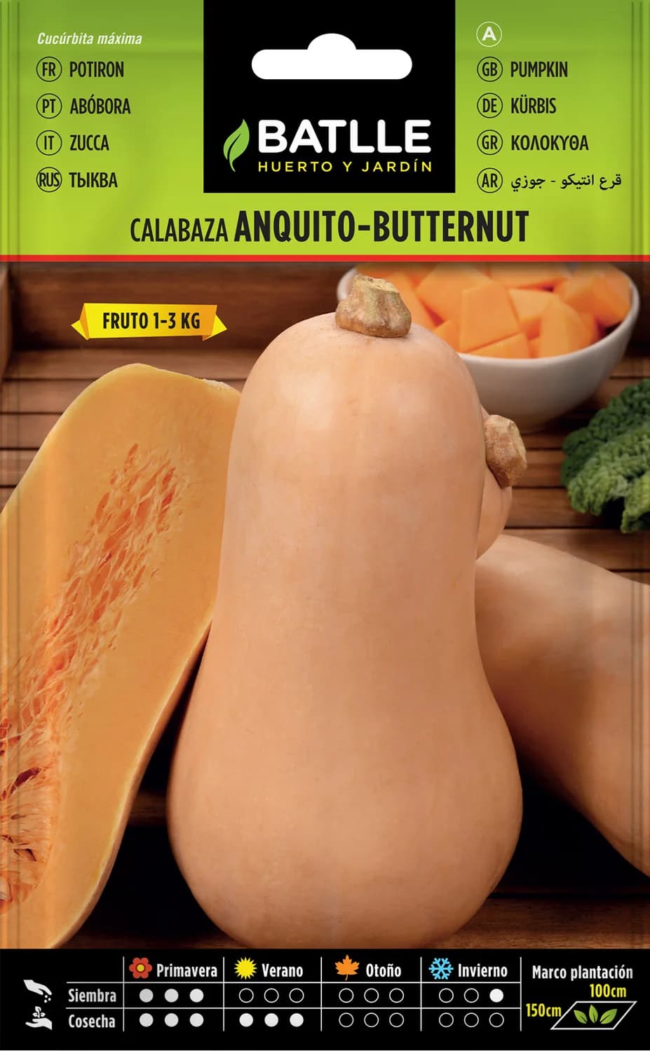Semillas calabaza butternut Anquito