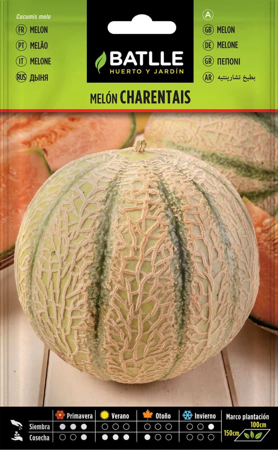 Semillas melón Charentais
