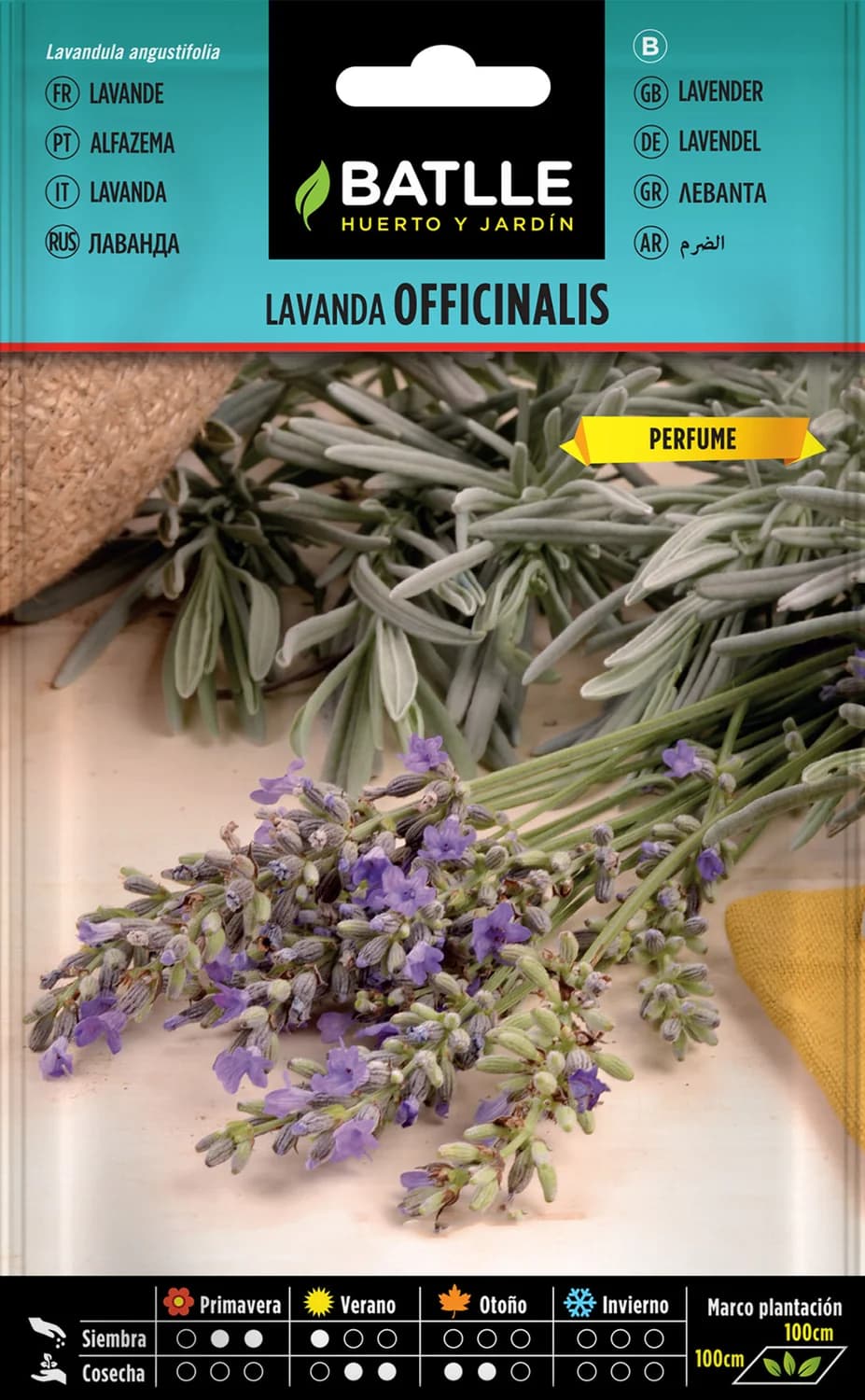 semillas lavanda officinalis para cultivo aromático