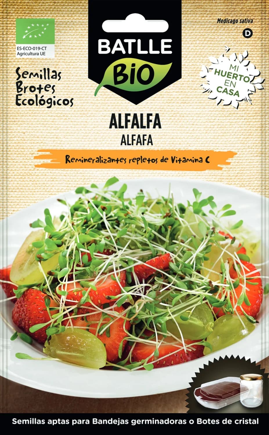 semillas alfalfa germinados Batlle BIO