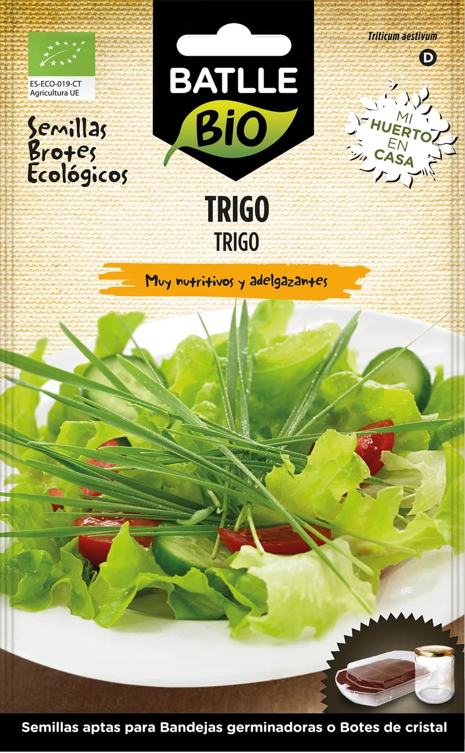 semillas trigo ecológicas germinados Batlle para brotes