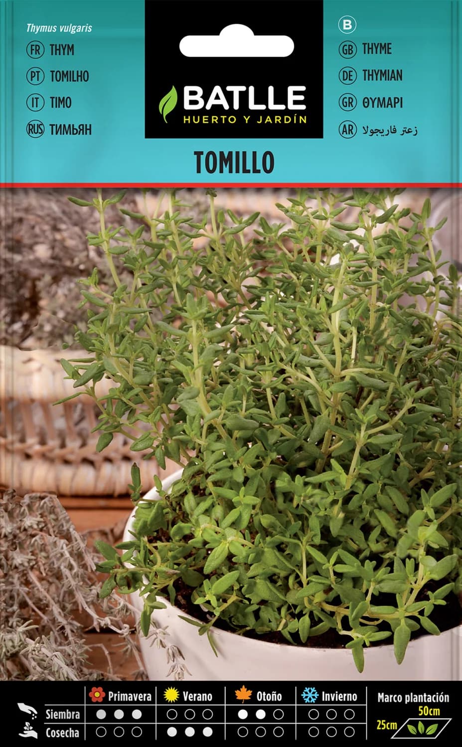 Semillas tomillo farigola Batlle - Thymus vulgaris