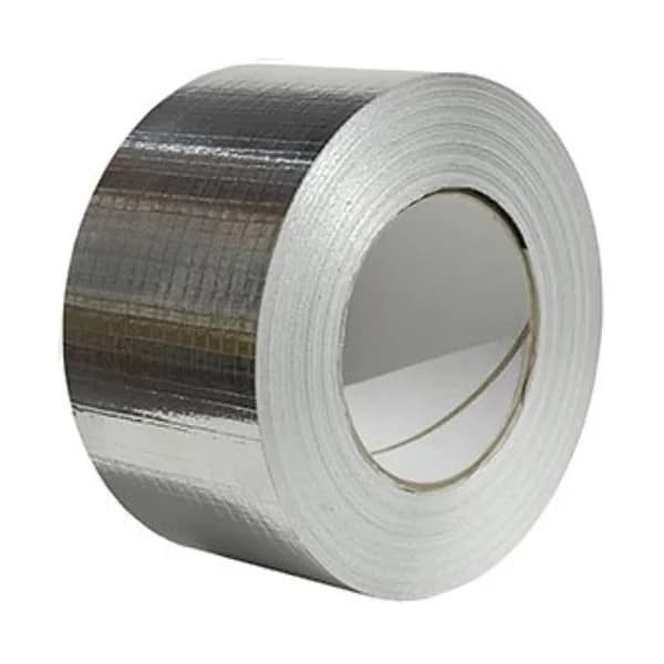 cinta aluminio reforzada 75 mm para conductos de extracción