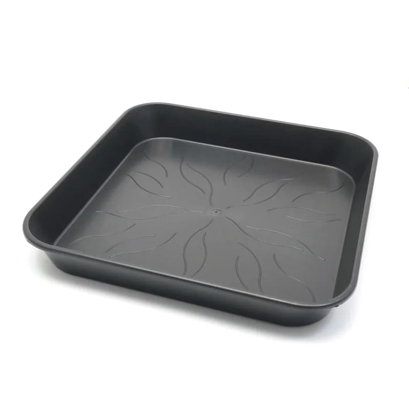 plato cuadrado Pure Factory 29x29cm para macetas de 18L y 25L