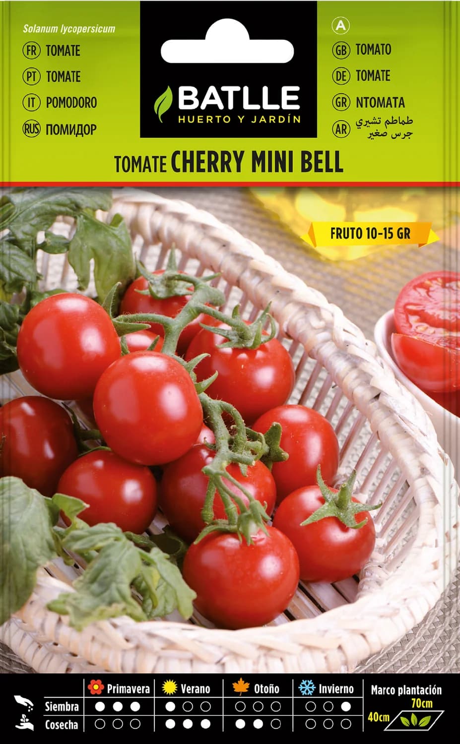 Semillas tomate cherry Batlle Mini Bell