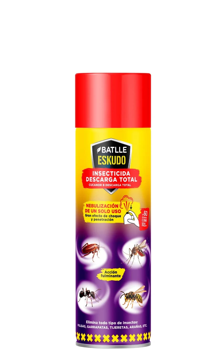 Insecticida descarga total spray 250 ml Batlle Eskudo