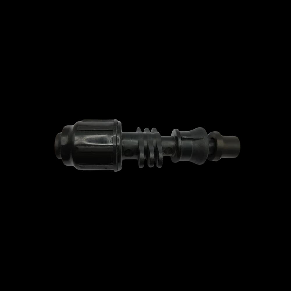 Injerto rosca rápida 16mm para ampliar riego por goteo