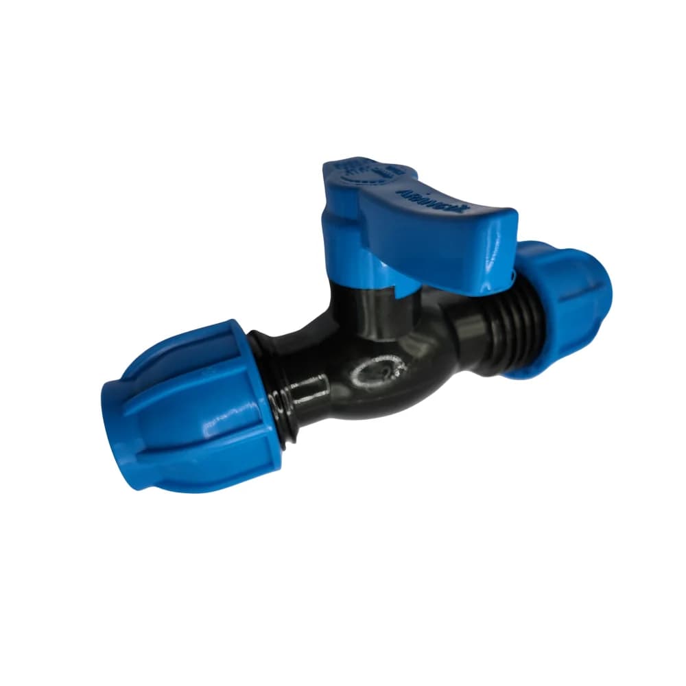válvula fitting polietileno para riego por goteo