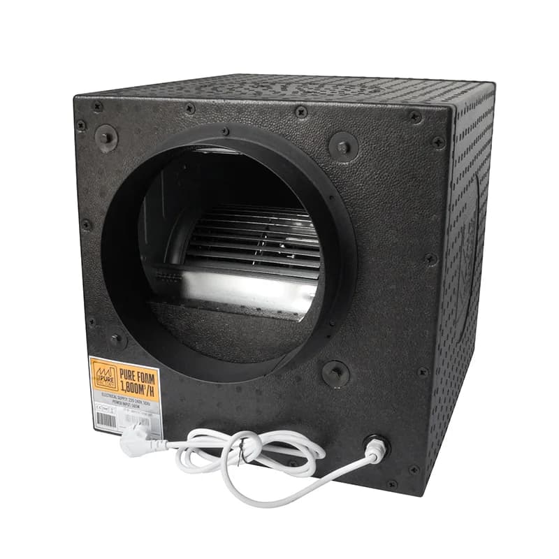 Pure Foam caja extractora insonorizada para cultivo indoor