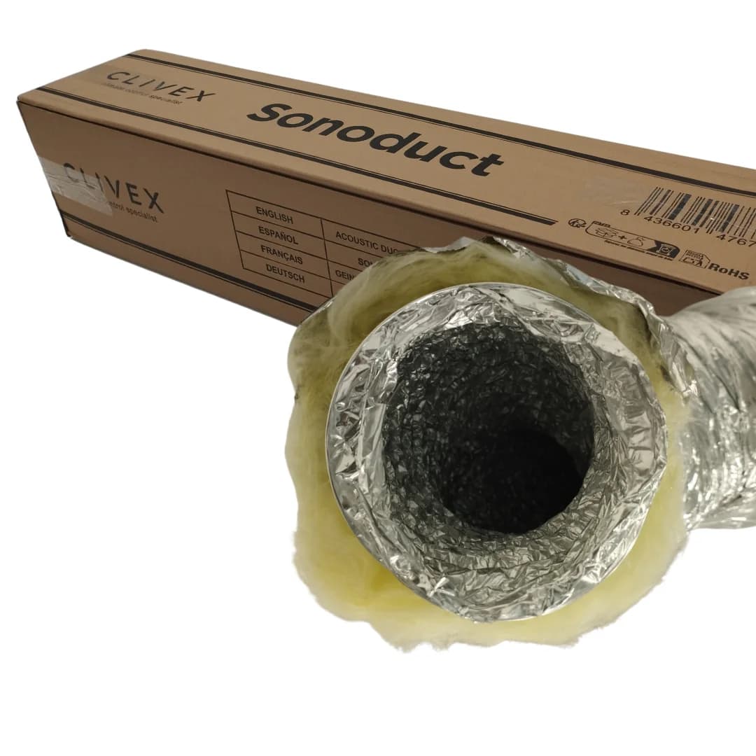 conducto flexible insonorizado Clivex de doble capa