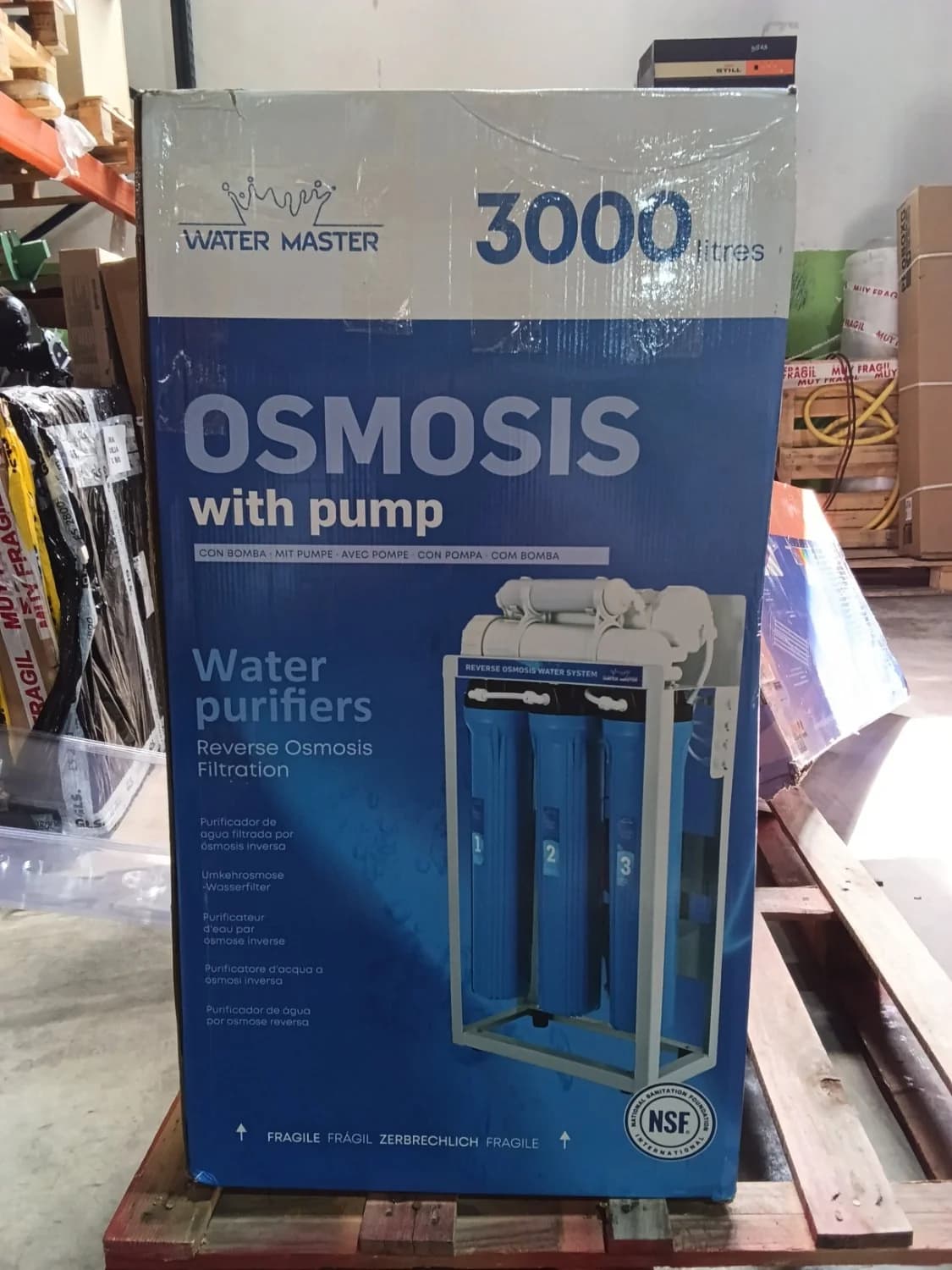 Osmosis 3000 L con bomba Water Master (Reacondicionado) - Imagen 2